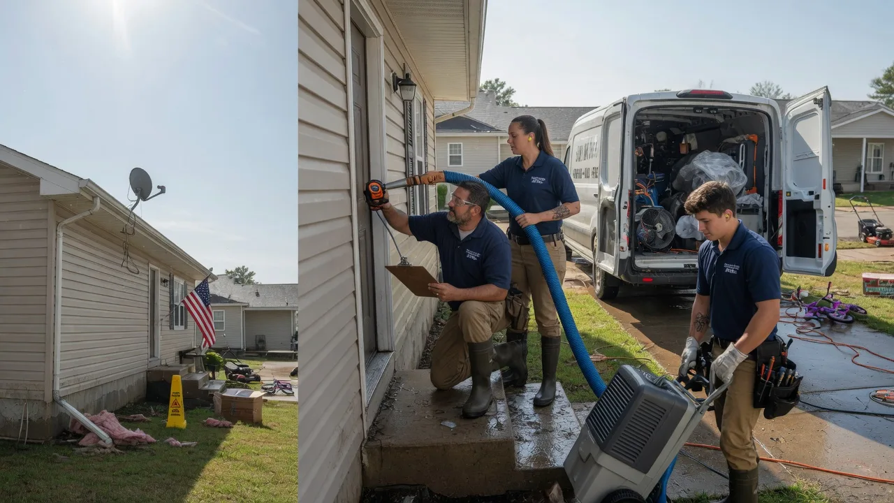 Ceiling Water Damage Restoration in Myrtle, MO near me